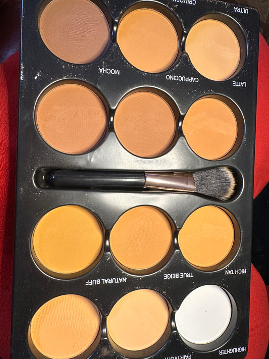 Palette contouring poudre